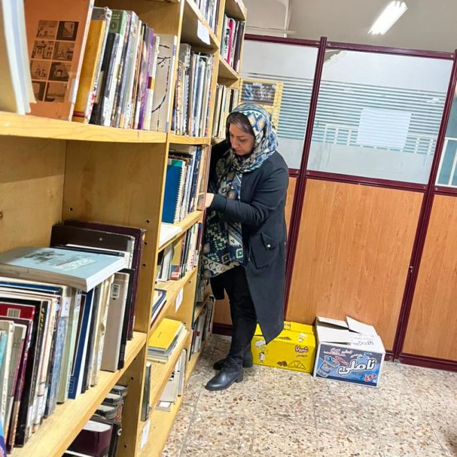 راه اندازی و احیای کتابخانه هنرستان سال تحصیلی 1403 1404